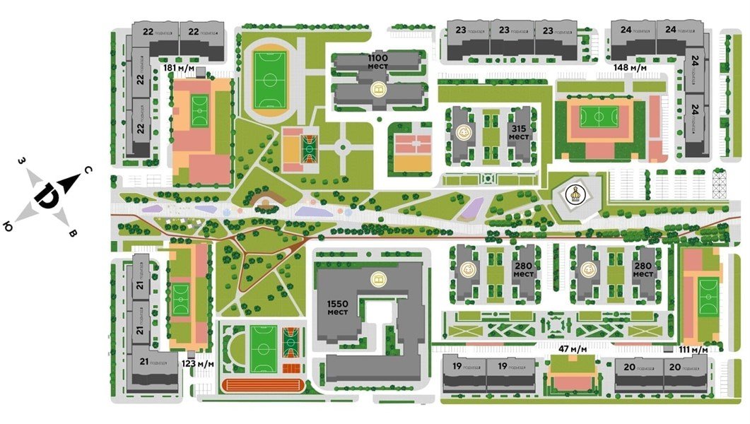 Фото №3: 3-комнатная квартира 83&nbsp;м², 6/16&nbsp;эт. - Краснодар, Прикубанский внутригородской округ, мкр. жилой комплекс Самолёт-4, ул. Константина Гондаря, 103