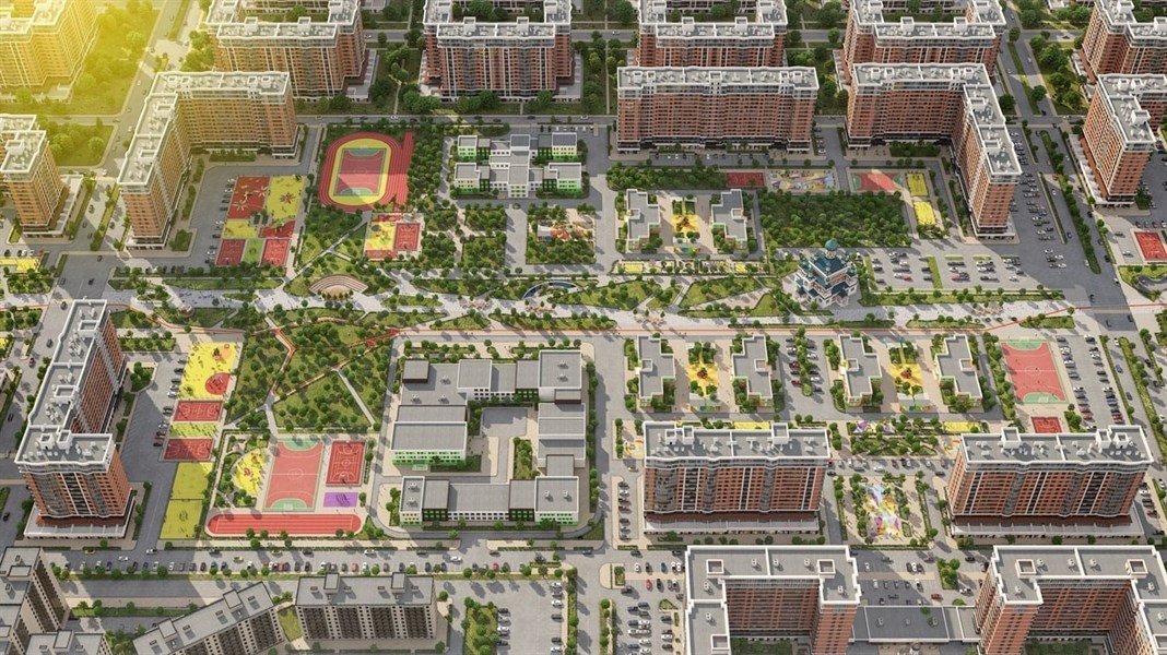 Фото №5: 3-комнатная квартира 78&nbsp;м², 5/16&nbsp;эт. - Краснодар, Прикубанский внутригородской округ, мкр. жилой комплекс Самолёт-4, ул. Ивана Беличенко, 95к1