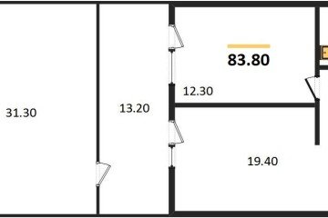 Фото №1: 1-комнатная квартира 83 м², 2/16 эт. - Краснодар, мкр. жилой комплекс Самолёт-3, ул. Константина Гондаря, 97