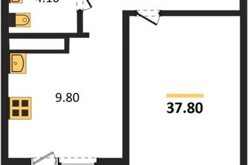 Фото №1: 1-комнатная квартира 36 м², 23/24 эт. - Краснодар, мкр. ЖК Все Свои Вип, ул. Колхозная, 5/2к1