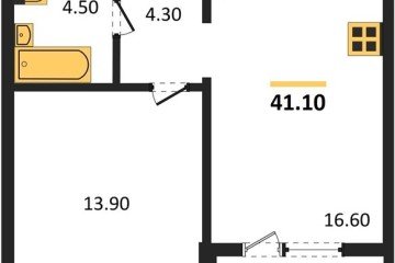 Фото №1: 1-комнатная квартира 40 м², 23/24 эт. - Краснодар, мкр. ЖК Все Свои Вип, ул. Колхозная, 5/2к1