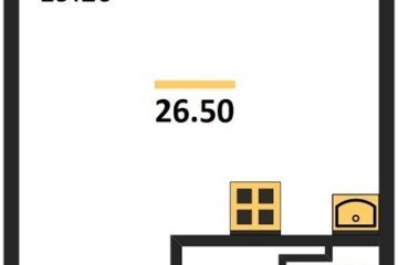 Фото №1: Студия 26&nbsp;м², 15/24&nbsp;эт. - Краснодар, мкр. ЖК Все Свои Вип, ул. Колхозная, 5/2