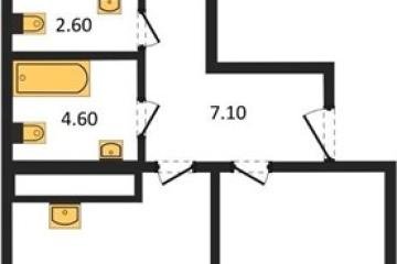 Фото №1: 2-комнатная квартира 71 м², 20/24 эт. - Краснодар, мкр. ЖК Все Свои Вип, ул. Колхозная, 5/2