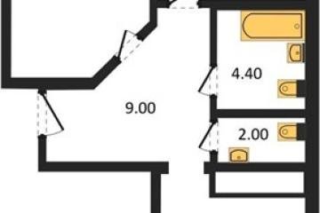 Фото №1: 2-комнатная квартира 62 м², 3/24 эт. - Краснодар, мкр. ЖК Все Свои Вип, ул. Колхозная, 5/2