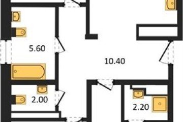 Фото №1: 3-комнатная квартира 90&nbsp;м², 23/24&nbsp;эт. - Краснодар, мкр. ЖК Все Свои Вип, ул. Колхозная, 5/2
