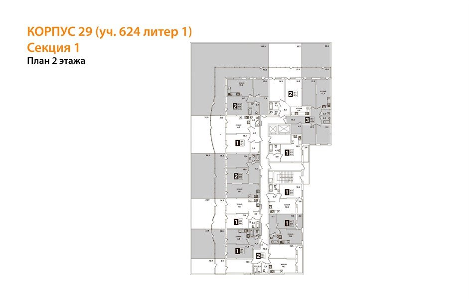 Фото №9: 2-комнатная квартира 222&nbsp;м², 2/16&nbsp;эт. - Краснодар, Прикубанский внутригородской округ, мкр. жилой комплекс Самолёт-5