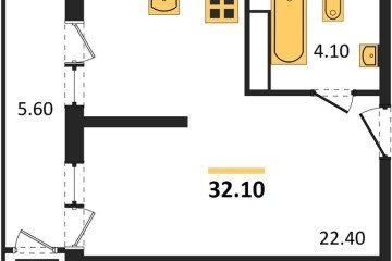 Фото №1: Студия 32 м², 13/24 эт. - Краснодар, мкр. ЖК Рекорд,