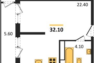 Фото №1: Студия 32 м², 17/24 эт. - Краснодар, мкр. ЖК Рекорд,