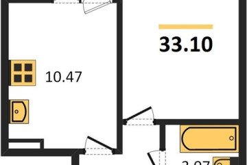 Фото №1: 1-комнатная квартира 33 м², 2/9 эт. - Краснодар, мкр. жилой комплекс Событие,