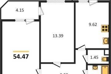 Фото №1: 2-комнатная квартира 60 м², 14/22 эт. - Берёзовый, мкр. жилой комплекс Огурцы, ул. Целиноградская, 2Ик2