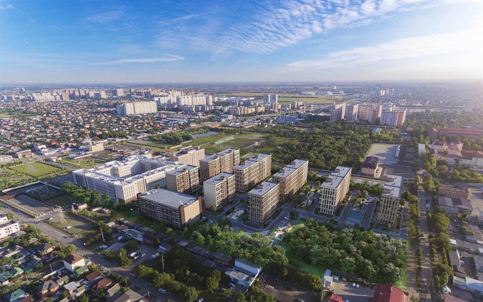 Фото №4: 2-комнатная квартира 65&nbsp;м², 2/12&nbsp;эт. - Краснодар, Прикубанский внутригородской округ, ЖК Небо, мкр. 9-й километр, ул. Ярославская, 115