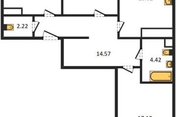 Фото №1: 3-комнатная квартира 87 м², 19/24 эт. - Краснодар, мкр. Черёмушки,