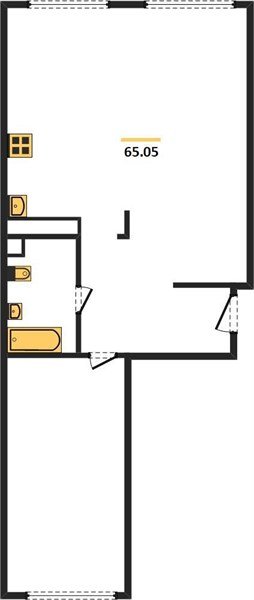Фото №1: 2-комнатная квартира 65&nbsp;м², 3/24&nbsp;эт. - Краснодар, Центральный внутригородской округ, мкр. Черёмушки