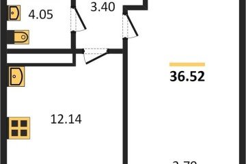 Фото №1: 1-комнатная квартира 36 м², 22/24 эт. - Краснодар, мкр. Черёмушки,