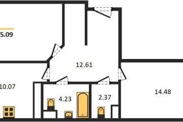 Фото №1: 2-комнатная квартира 65 м², 8/24 эт. - Краснодар, мкр. Черёмушки,