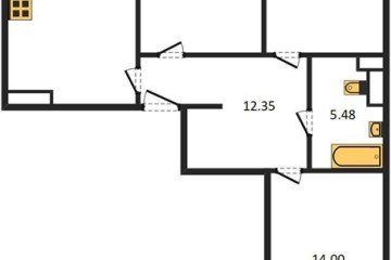 Фото №1: 3-комнатная квартира 84 м², 11/24 эт. - Краснодар, мкр. Черёмушки,