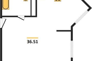 Фото №1: 1-комнатная квартира 36 м², 22/24 эт. - Краснодар, мкр. Черёмушки,