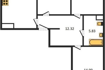 Фото №1: 3-комнатная квартира 84 м², 18/24 эт. - Краснодар, мкр. Черёмушки,