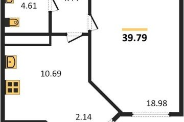 Фото №1: 1-комнатная квартира 39 м², 19/24 эт. - Краснодар, мкр. Черёмушки,