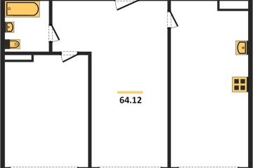 Фото №1: 2-комнатная квартира 64 м², 3/24 эт. - Краснодар, мкр. Черёмушки,