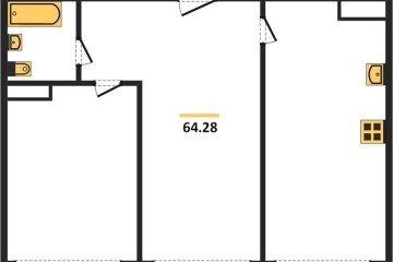 Фото №1: 2-комнатная квартира 64 м², 18/24 эт. - Краснодар, мкр. Черёмушки,