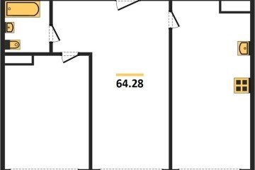 Фото №1: 2-комнатная квартира 64 м², 22/24 эт. - Краснодар, мкр. Черёмушки,