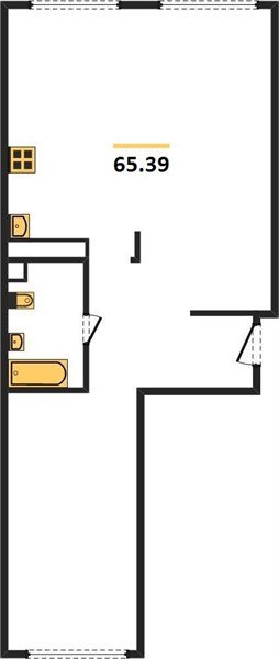 Фото №1: 2-комнатная квартира 65&nbsp;м², 16/24&nbsp;эт. - Краснодар, Центральный внутригородской округ, мкр. Черёмушки