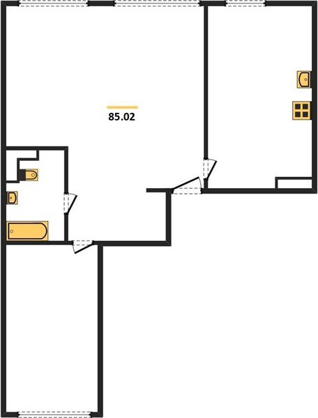 Фото №1: 3-комнатная квартира 85&nbsp;м², 14/24&nbsp;эт. - Краснодар, Центральный внутригородской округ, мкр. Черёмушки