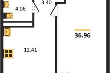 Фото №1: 1-комнатная квартира 37 м², 16/24 эт. - Краснодар, мкр. Черёмушки,