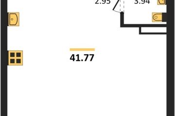 Фото №1: 1-комнатная квартира 41 м², 12/24 эт. - Краснодар, мкр. Черёмушки,