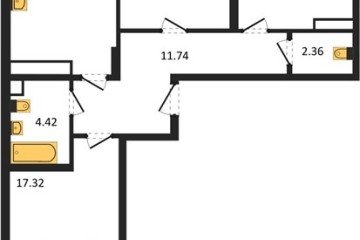 Фото №1: 3-комнатная квартира 86 м², 10/24 эт. - Краснодар, мкр. Черёмушки,