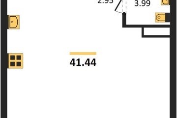 Фото №1: 1-комнатная квартира 41 м², 22/24 эт. - Краснодар, мкр. Черёмушки,