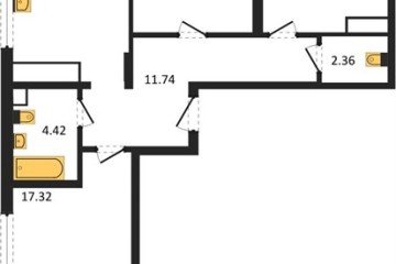 Фото №1: 3-комнатная квартира 85 м², 18/24 эт. - Краснодар, мкр. Черёмушки,