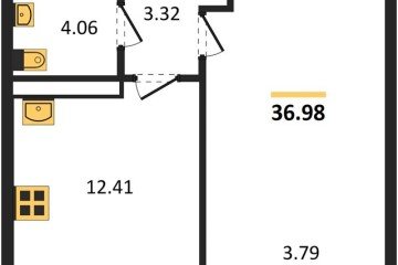 Фото №1: 1-комнатная квартира 37 м², 16/24 эт. - Краснодар, мкр. Черёмушки,