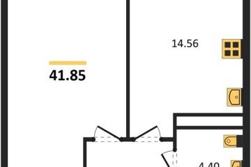 Фото №1: 1-комнатная квартира 42 м², 11/24 эт. - Краснодар, мкр. Черёмушки,