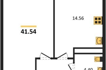 Фото №1: 1-комнатная квартира 41 м², 17/24 эт. - Краснодар, мкр. Черёмушки,