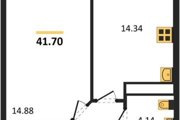 Фото №1: 1-комнатная квартира 41 м², 24/24 эт. - Краснодар, мкр. Черёмушки,