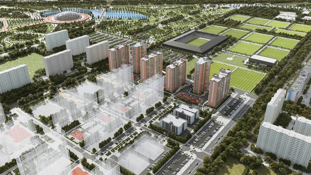 Фото №3: 2-комнатная квартира 62&nbsp;м², 18/22&nbsp;эт. - Краснодар, Прикубанский внутригородской округ, ЖК Бауинвест, мкр. ЖК Парк у Дома