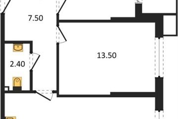 Фото №1: 2-комнатная квартира 65 м², 2/18 эт. - Краснодар, мкр. Парк Победы,