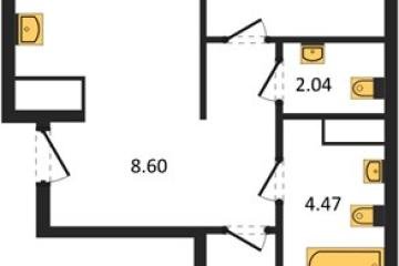 Фото №1: 2-комнатная квартира 61 м², 5/18 эт. - Краснодар, мкр. жилой квартал Патрики,