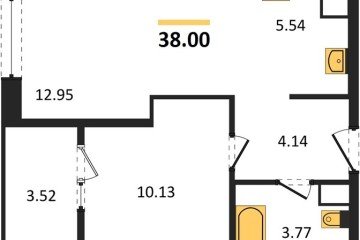 Фото №1: 1-комнатная квартира 40&nbsp;м², 17/18&nbsp;эт. - Краснодар, мкр. жилой квартал Патрики, 
