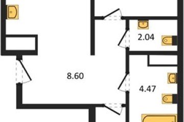 Фото №1: 2-комнатная квартира 61 м², 2/18 эт. - Краснодар, мкр. жилой квартал Патрики,