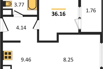 Фото №1: 1-комнатная квартира 37 м², 3/16 эт. - Краснодар, мкр. жилой квартал Патрики,