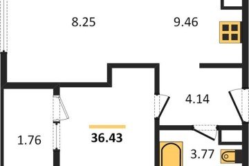 Фото №1: 1-комнатная квартира 37 м², 15/16 эт. - Краснодар, мкр. жилой квартал Патрики,