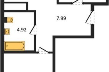 Фото №1: 2-комнатная квартира 58 м², 8/18 эт. - Краснодар, мкр. жилой квартал Патрики,