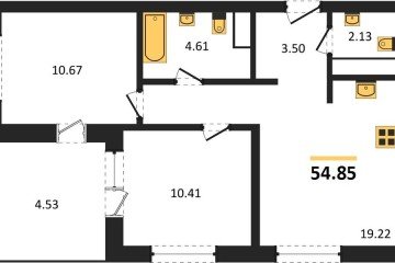 Фото №1: 2-комнатная квартира 59 м², 2/18 эт. - Краснодар, мкр. жилой квартал Патрики,