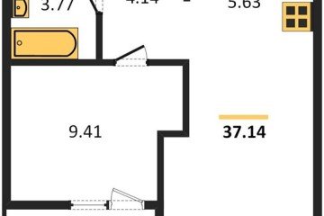 Фото №1: 1-комнатная квартира 39 м², 2/18 эт. - Краснодар, мкр. жилой квартал Патрики,
