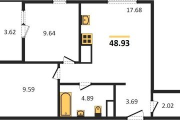 Фото №1: 2-комнатная квартира 51 м², 2/18 эт. - Краснодар, мкр. жилой квартал Патрики,