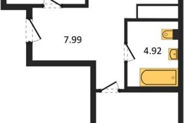 Фото №1: 2-комнатная квартира 58 м², 3/18 эт. - Краснодар, мкр. жилой квартал Патрики,