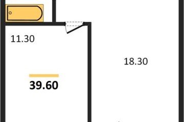 Фото №1: 1-комнатная квартира 40 м², 17/23 эт. - Краснодар, мкр. жилой комплекс Отражение,